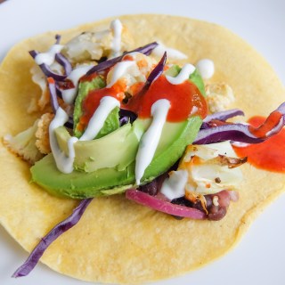 Black Bean and Spicy Cauliflower Tacos